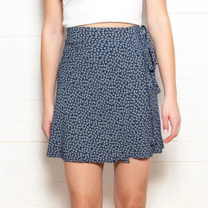 Brandy Melville Genevieve Wrap Mini Skirt